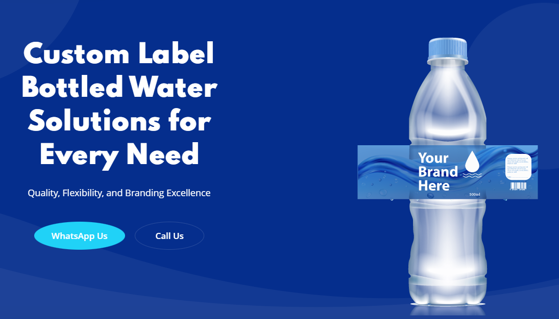 Custom Label Bottled Water - Mont Asia Water